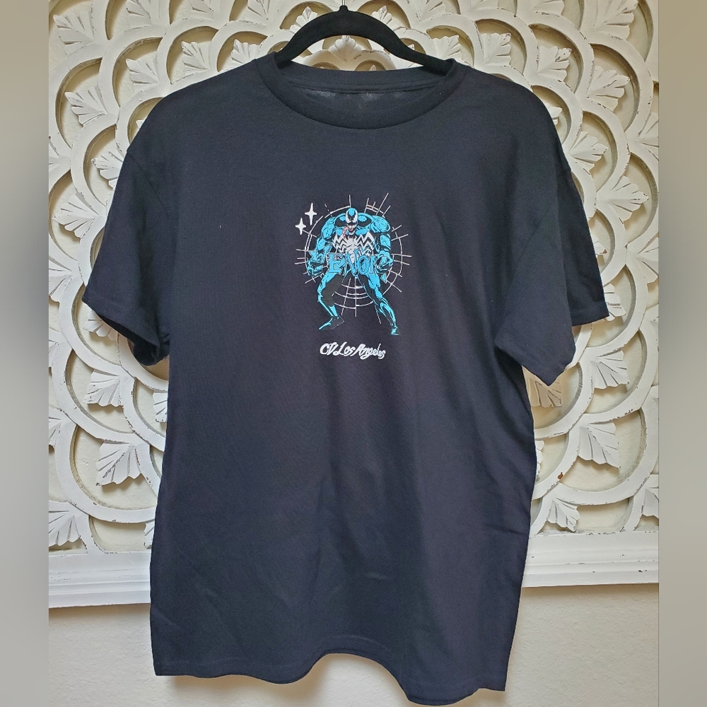 Marvel Venom Black T-Shirt Size Medium Printed Tag